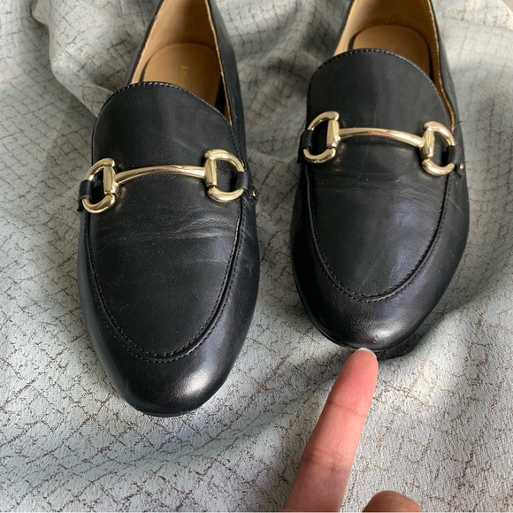 & Other Stories | Equestrian Buckle Classic Black Loafers | Size 7 - Picture 8 of 9